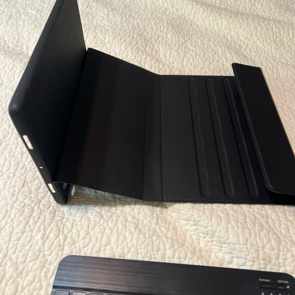 Case with Keyboard For 9.7'' IPAD Folio Leather Stand Cover Black
